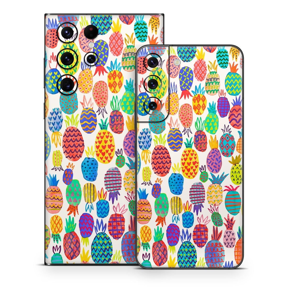 Colorful Pineapples - Samsung Galaxy S22 Skin