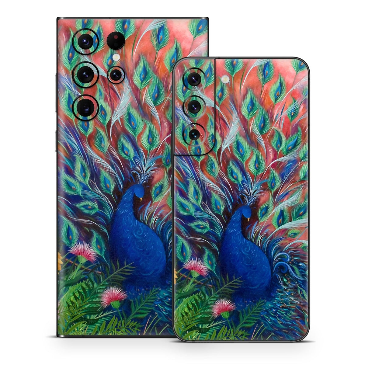 Coral Peacock - Samsung Galaxy S22 Skin