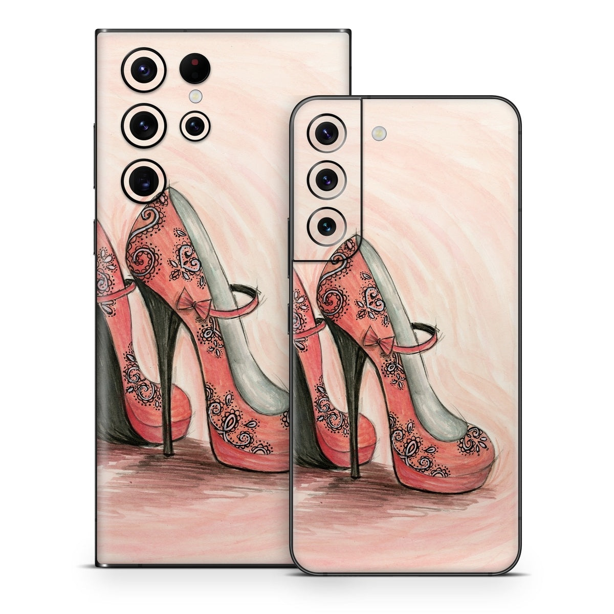 Coral Shoes - Samsung Galaxy S22 Skin