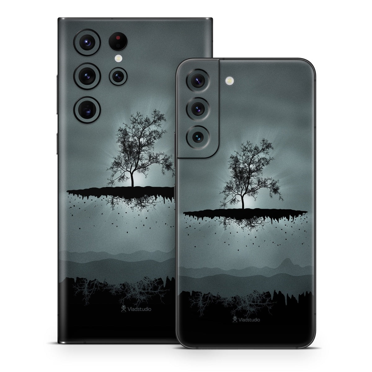 Flying Tree Black - Samsung Galaxy S22 Skin