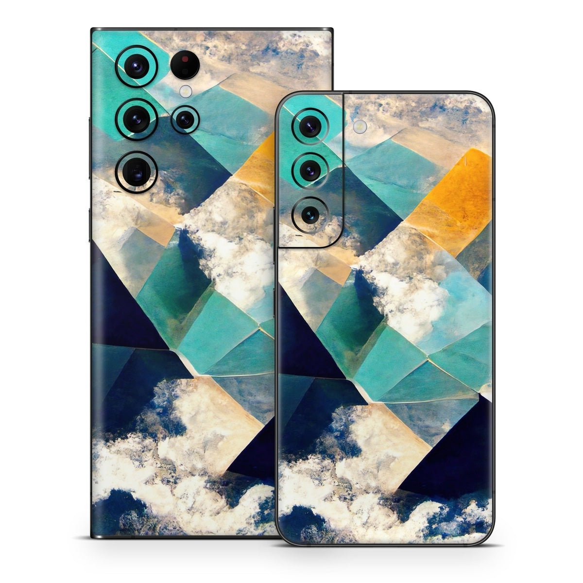 Gold Clouds - Samsung Galaxy S22 Skin