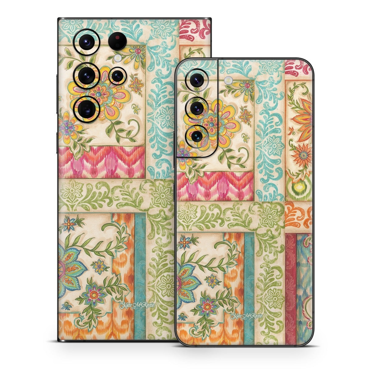 Ikat Floral - Samsung Galaxy S22 Skin