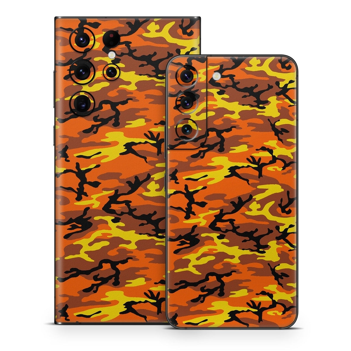 Orange Camo - Samsung Galaxy S22 Skin