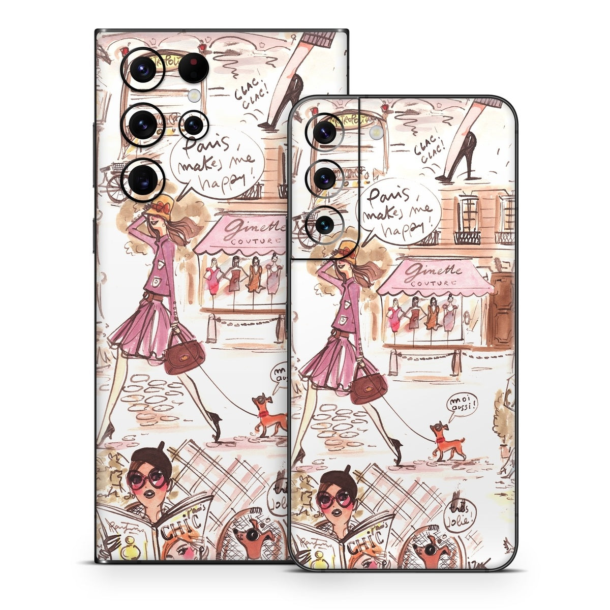 Paris Makes Me Happy - Samsung Galaxy S22 Skin