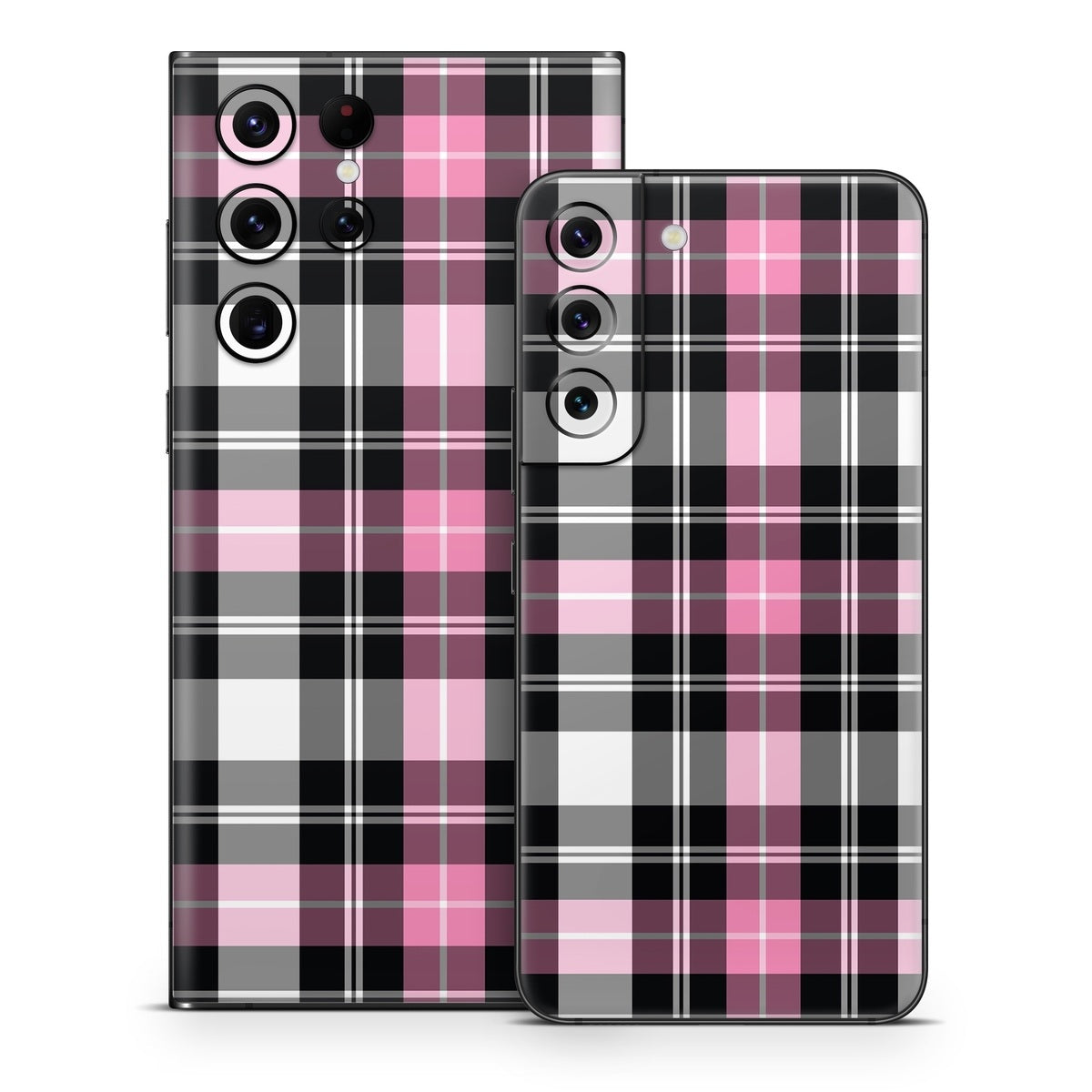 Pink Plaid - Samsung Galaxy S22 Skin