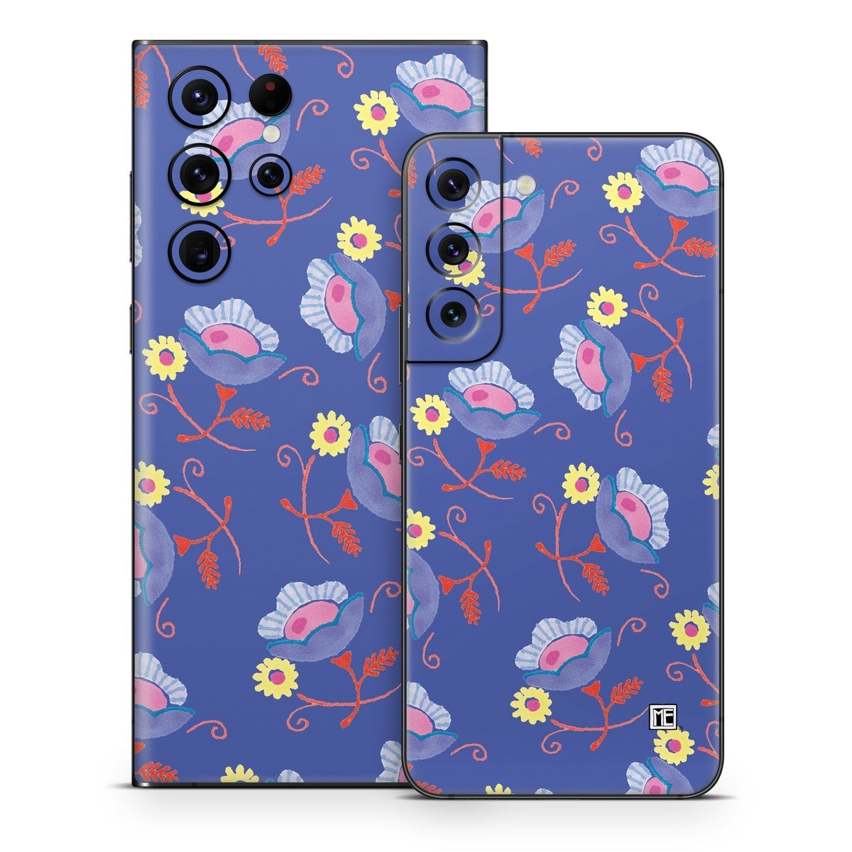 Purple Flowers - Samsung Galaxy S22 Skin