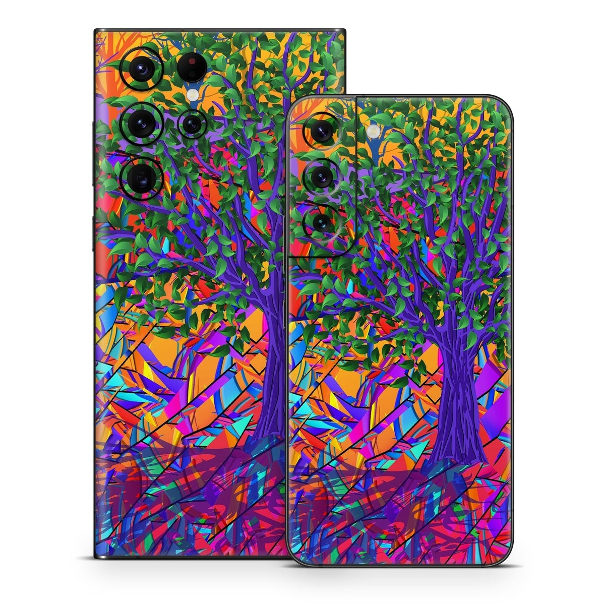 Stained Glass Tree - Samsung Galaxy S22 Skin