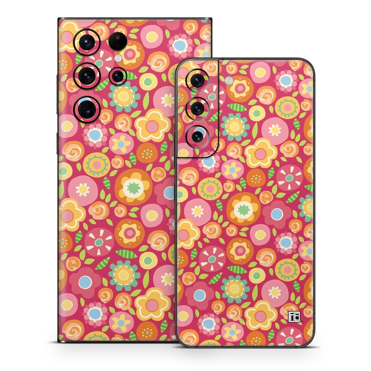 Flowers Squished - Samsung Galaxy S22 Skin