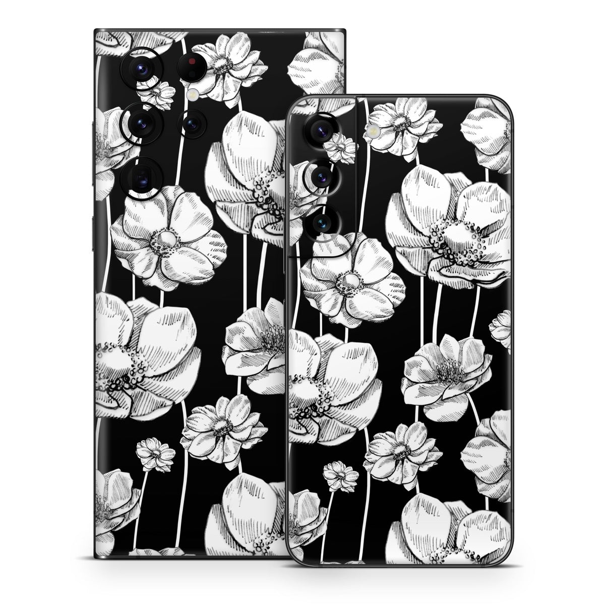 Striped Blooms - Samsung Galaxy S22 Skin