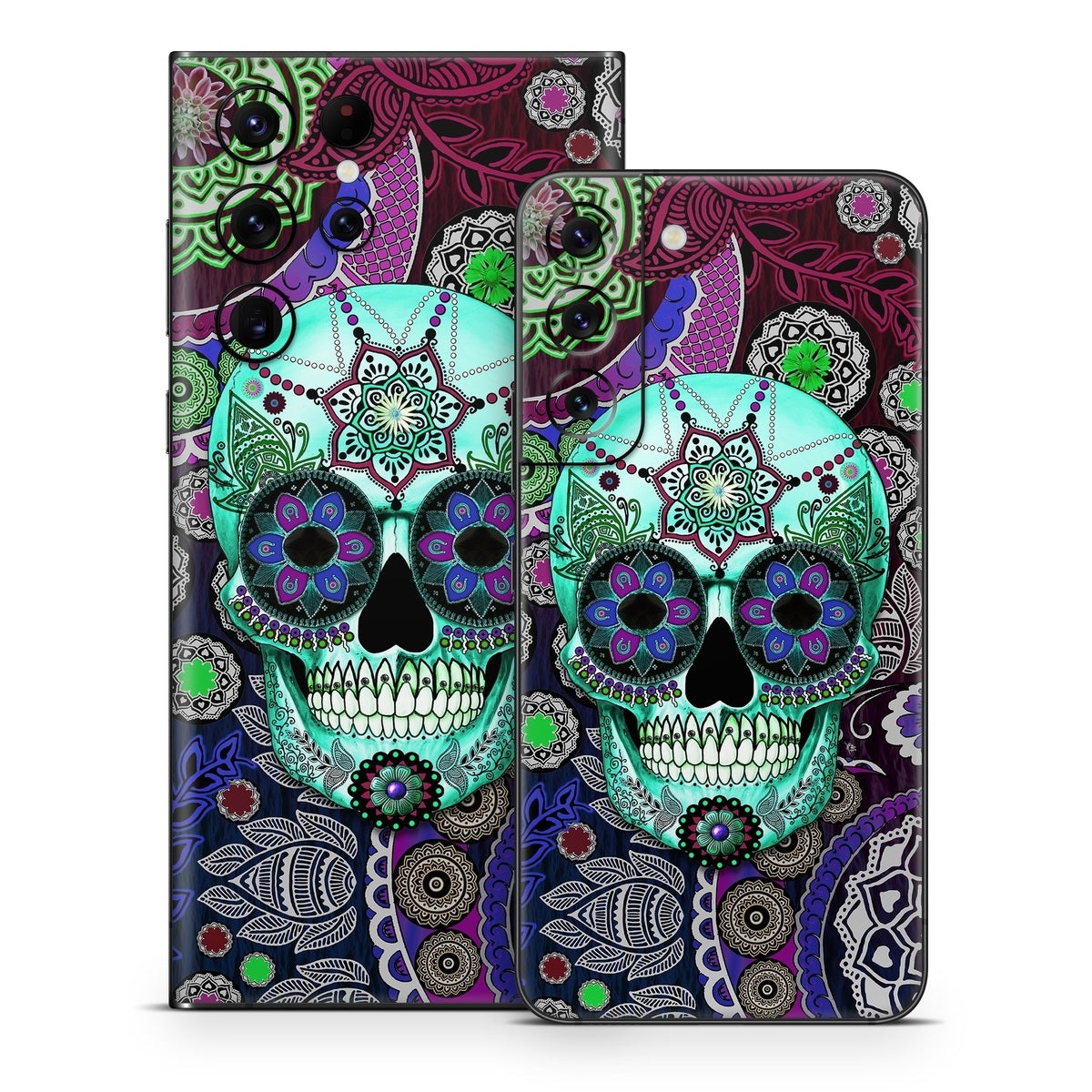 Sugar Skull Sombrero - Samsung Galaxy S22 Skin