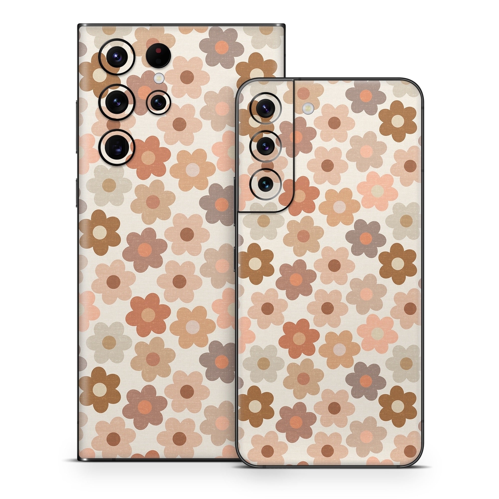 Terracotta Daisies - Samsung Galaxy S22 Skin