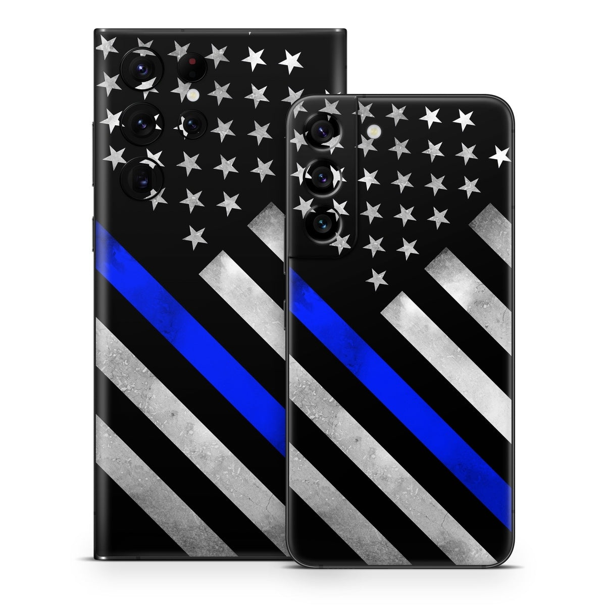 Thin Blue Line Hero - Samsung Galaxy S22 Skin