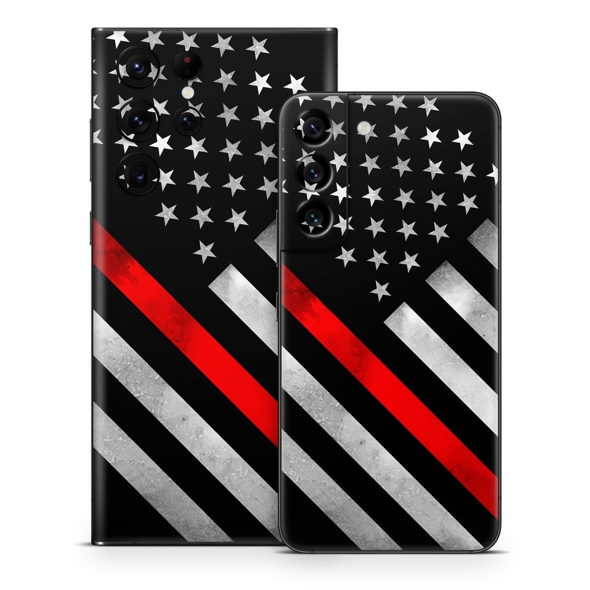 Thin Red Line Hero - Samsung Galaxy S22 Skin