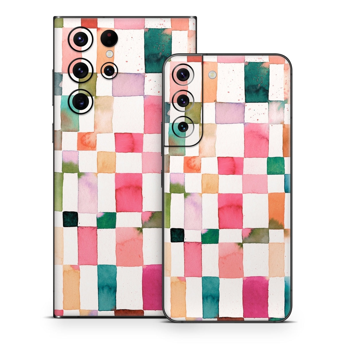 Watercolor Squares - Samsung Galaxy S22 Skin