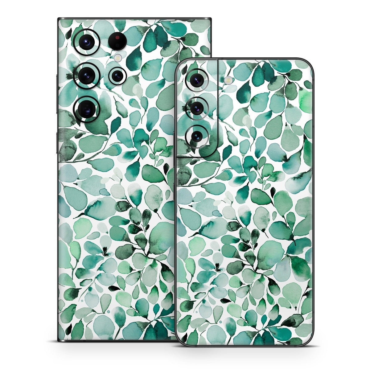 Watercolor Eucalyptus Leaves - Samsung Galaxy S22 Skin