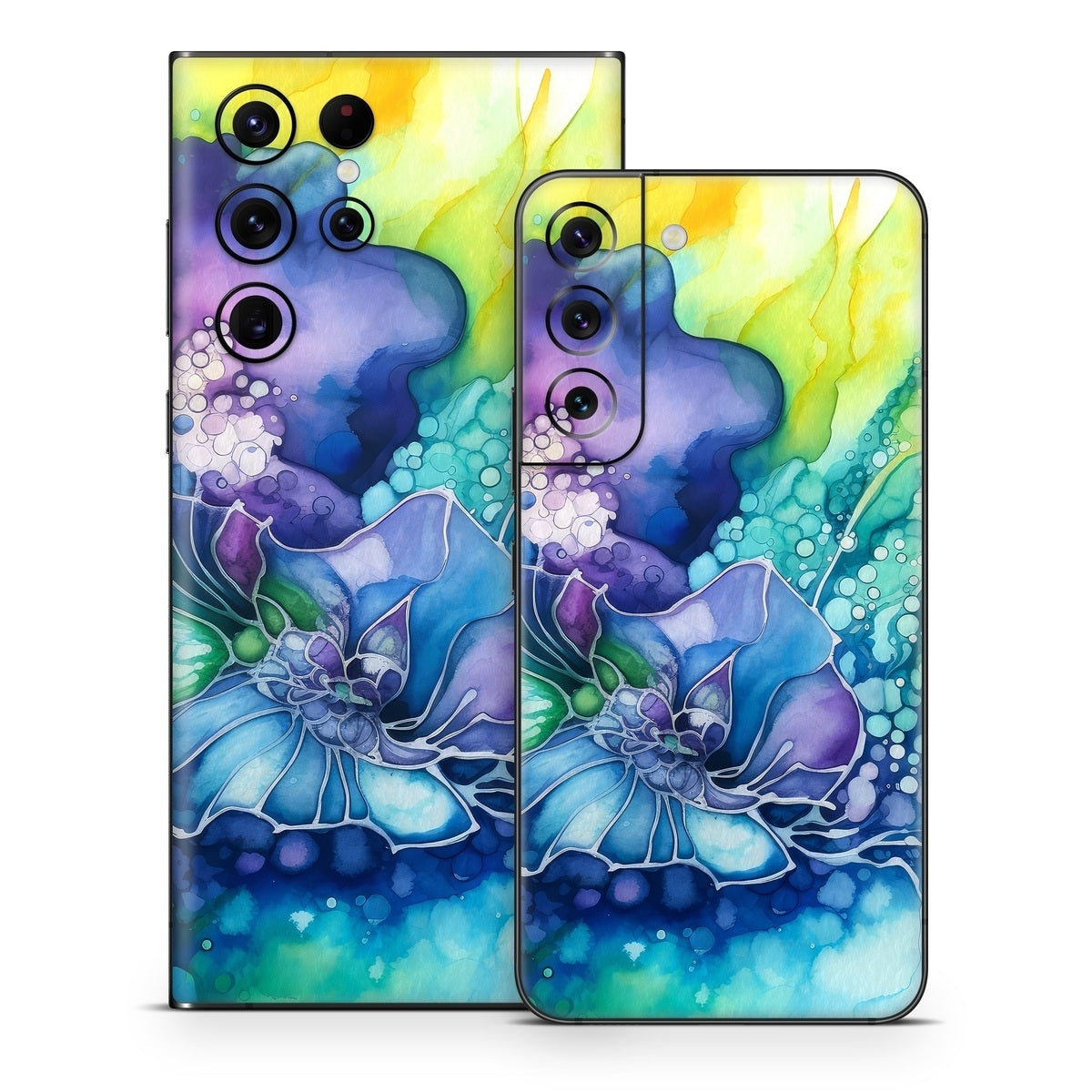 Watercolor Flora - Samsung Galaxy S22 Skin