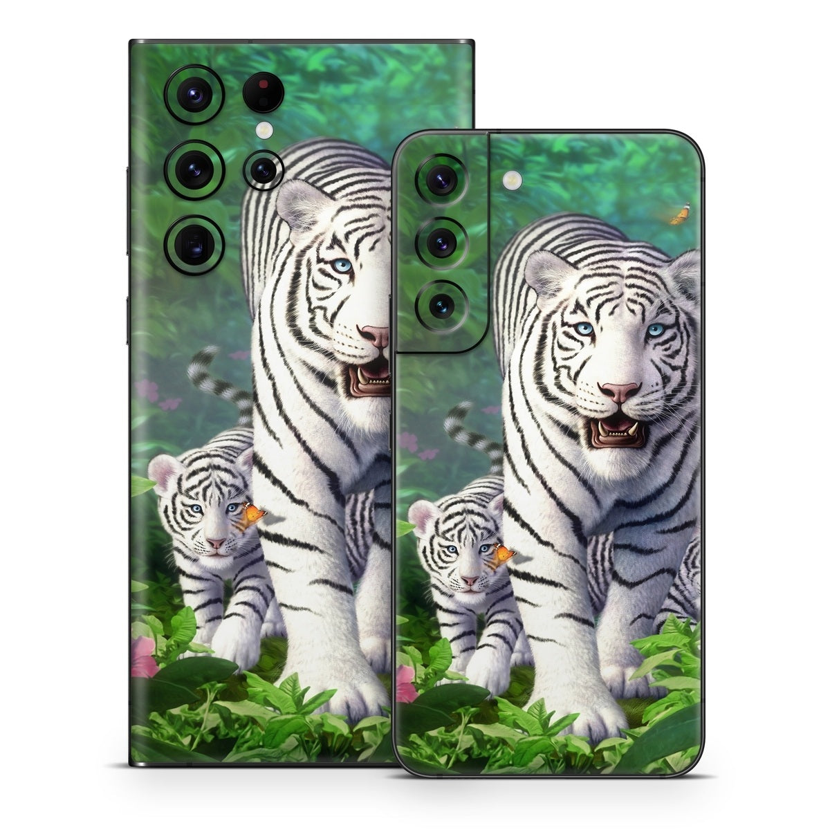 White Tigers - Samsung Galaxy S22 Skin