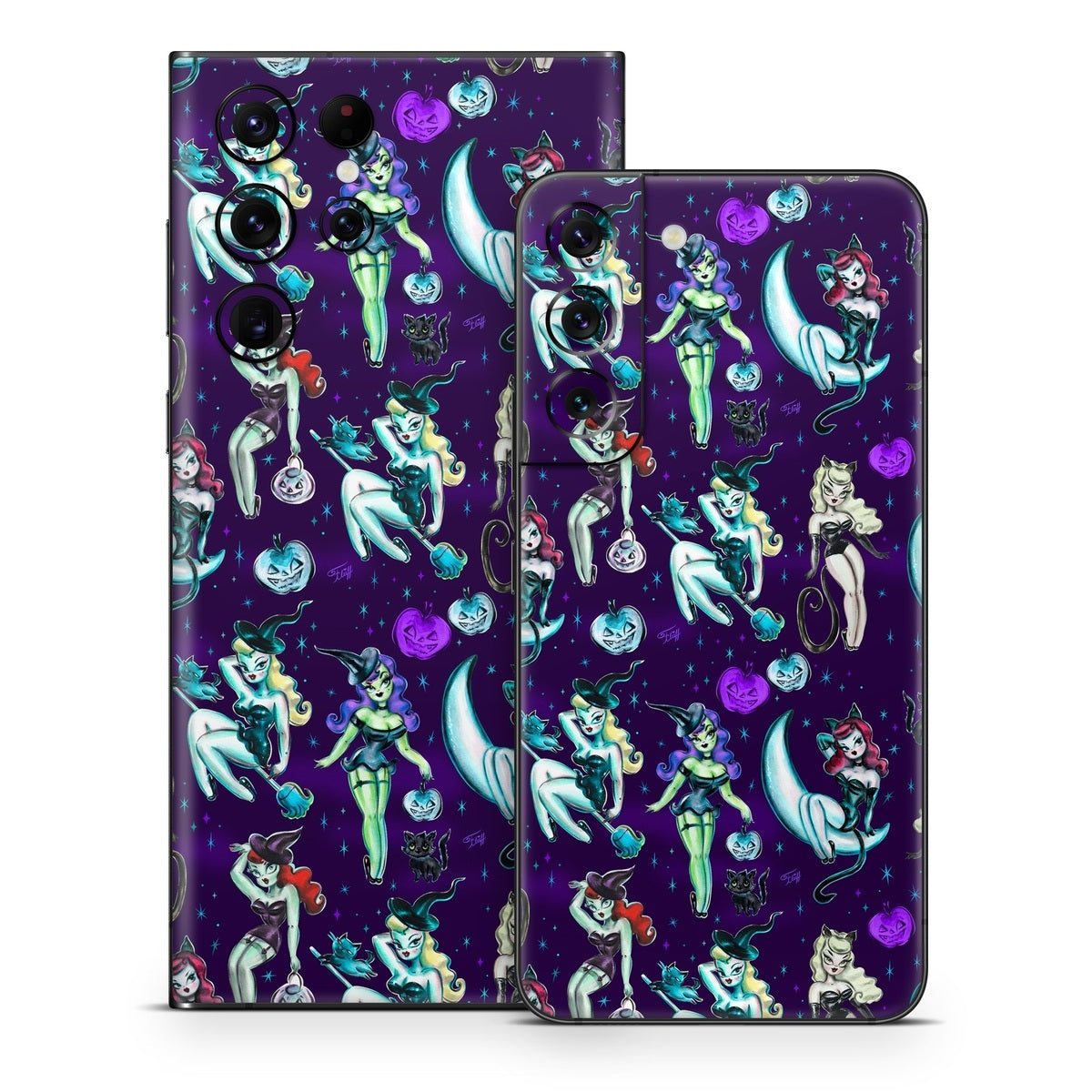 Witches and Black Cats - Samsung Galaxy S22 Skin