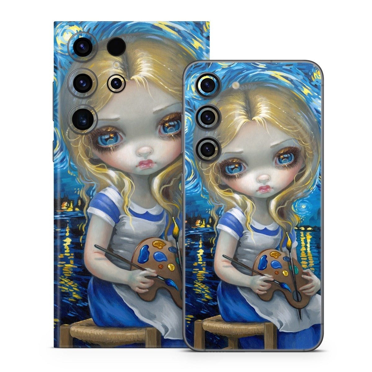 Alice in a Van Gogh - Samsung Galaxy S23 Skin