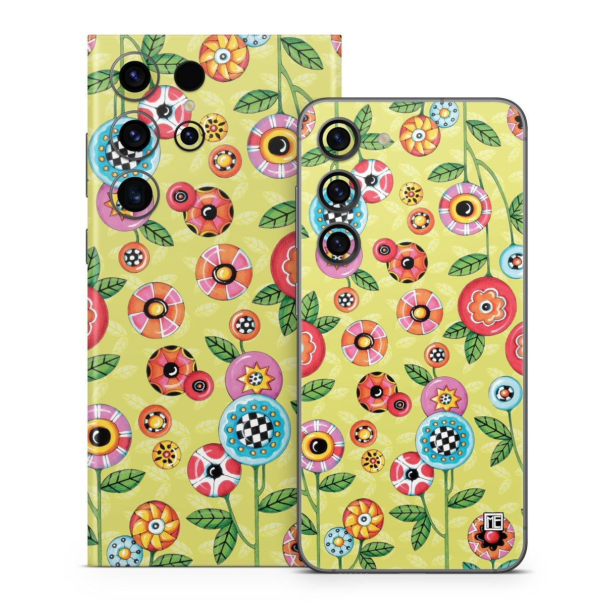 Button Flowers - Samsung Galaxy S23 Skin