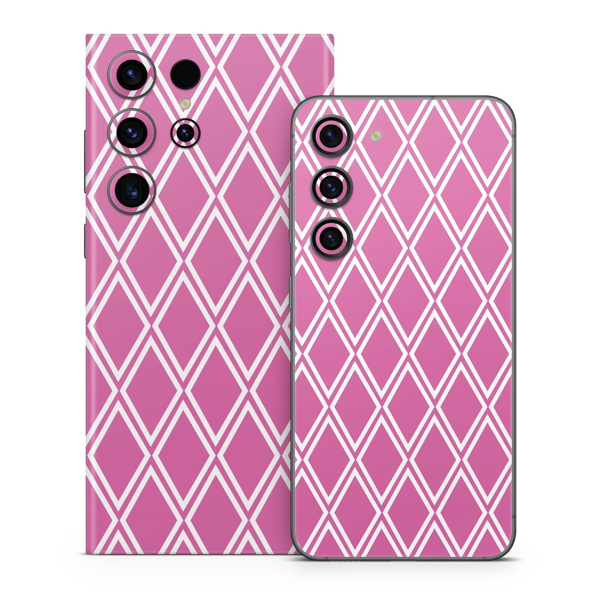 Pink Checks - Samsung Galaxy S23 Skin