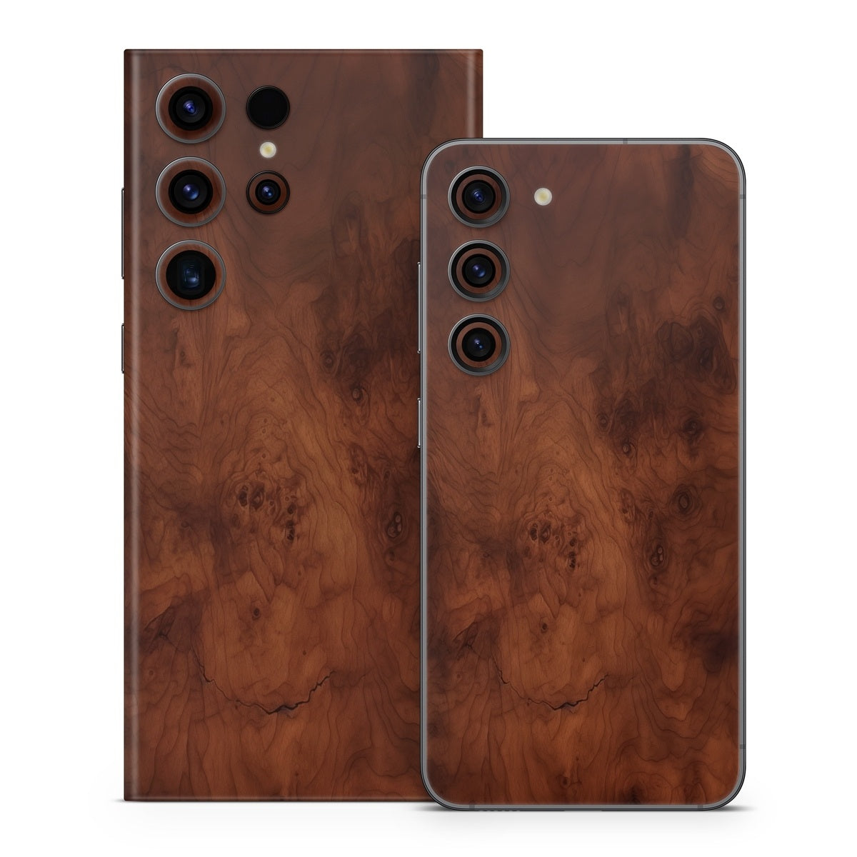 Dark Burlwood - Samsung Galaxy S23 Skin