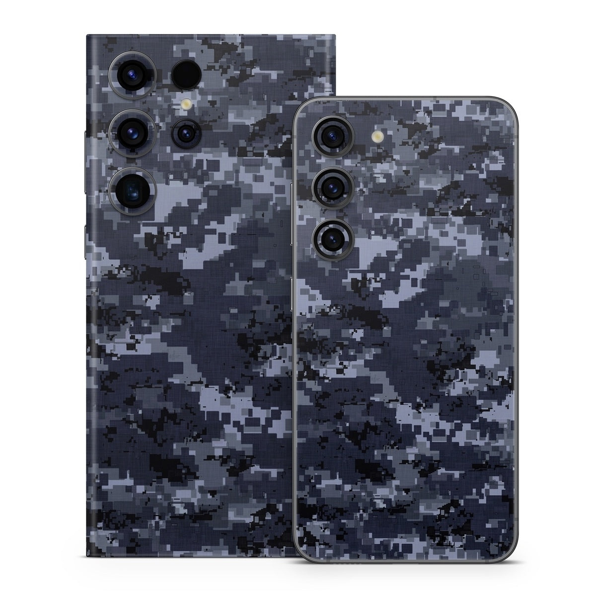 Digital Navy Camo - Samsung Galaxy S23 Skin