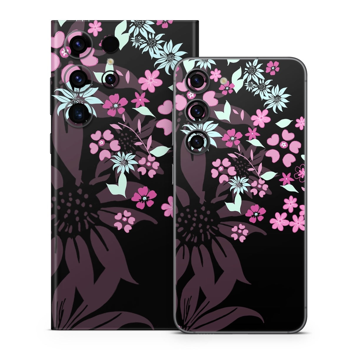 Dark Flowers - Samsung Galaxy S23 Skin