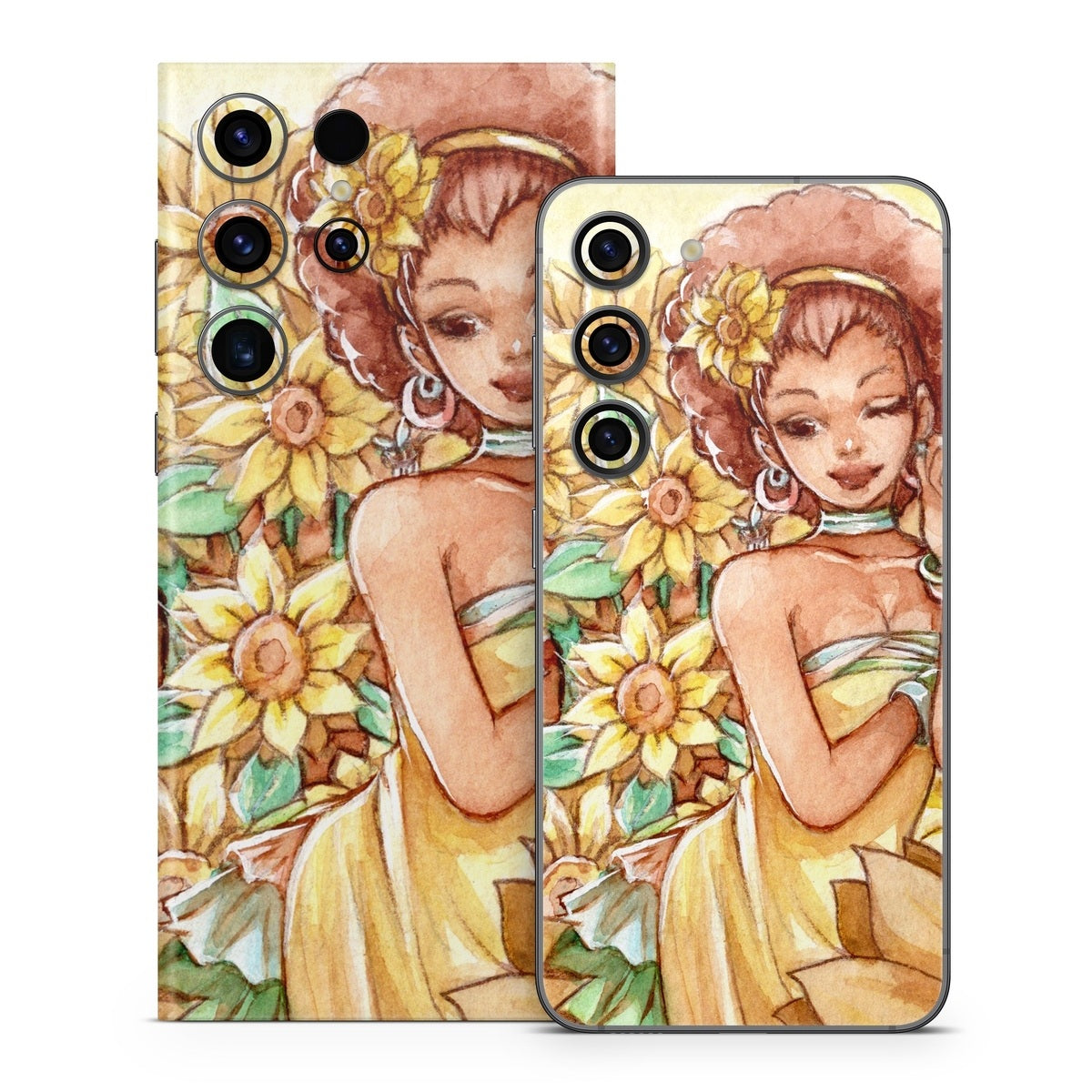 Lady Sunflower - Samsung Galaxy S23 Skin