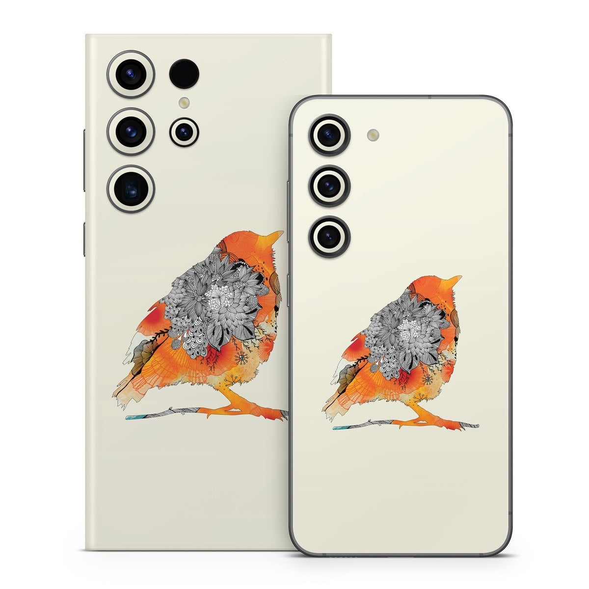 Orange Bird - Samsung Galaxy S23 Skin