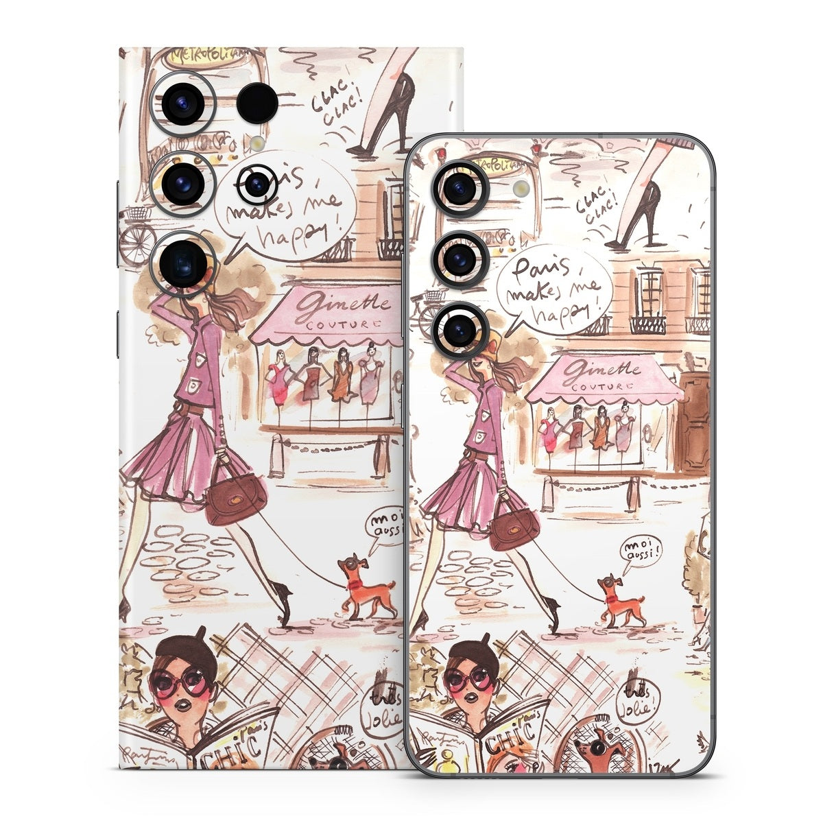 Paris Makes Me Happy - Samsung Galaxy S23 Skin