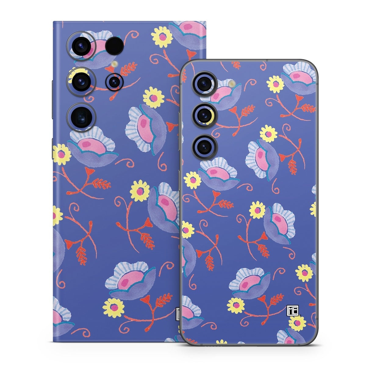 Purple Flowers - Samsung Galaxy S23 Skin