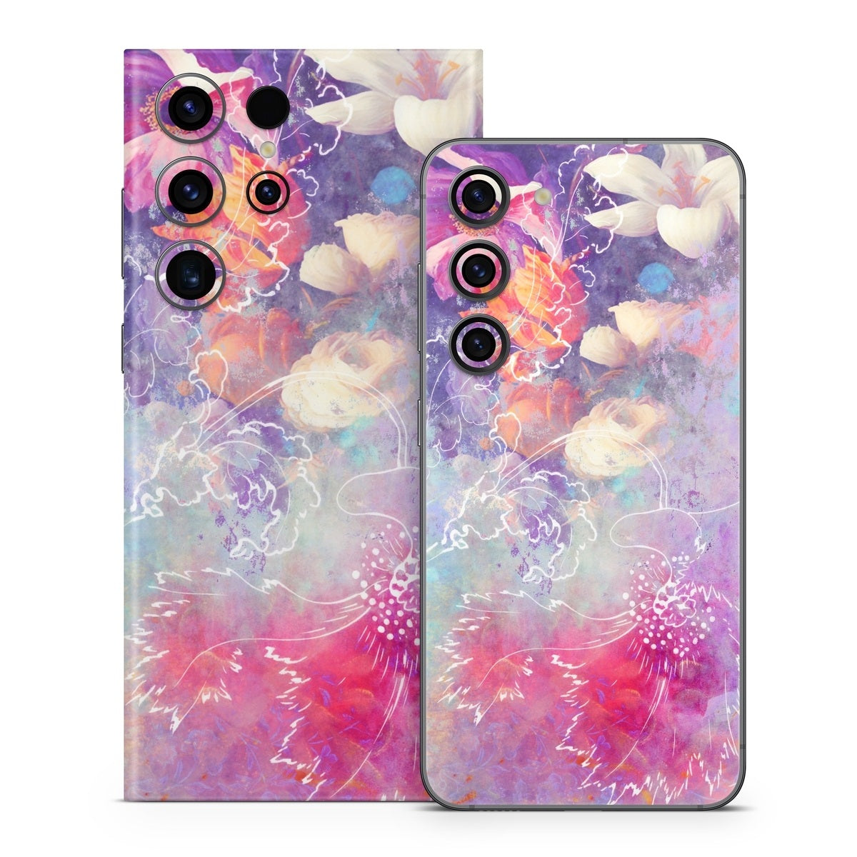 Sketch Flowers Lily - Samsung Galaxy S23 Skin