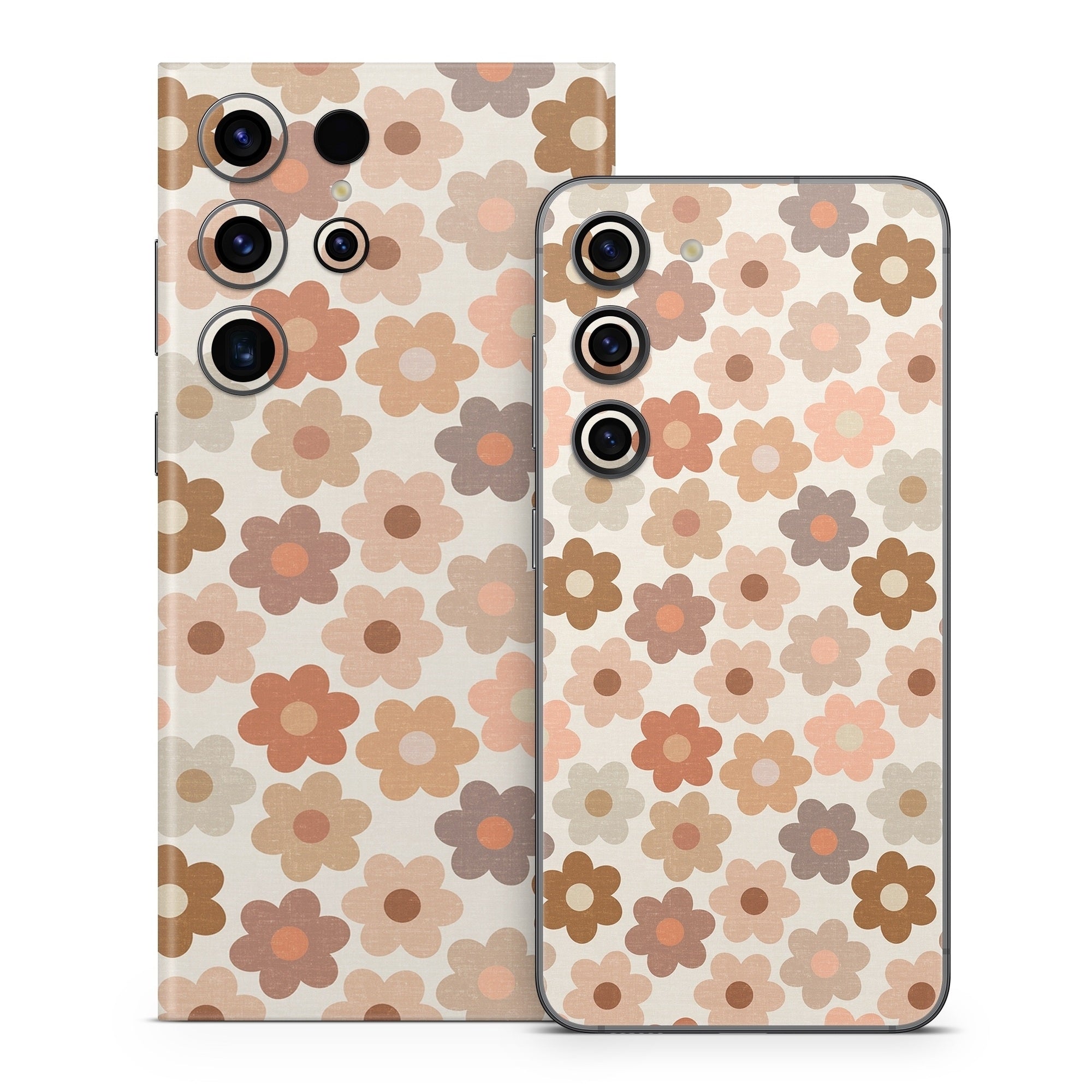 Terracotta Daisies - Samsung Galaxy S23 Skin