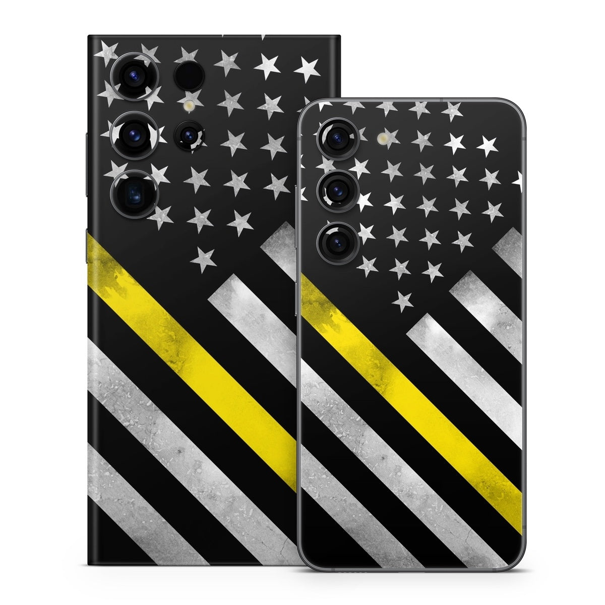 Thin Yellow Line Hero - Samsung Galaxy S23 Skin