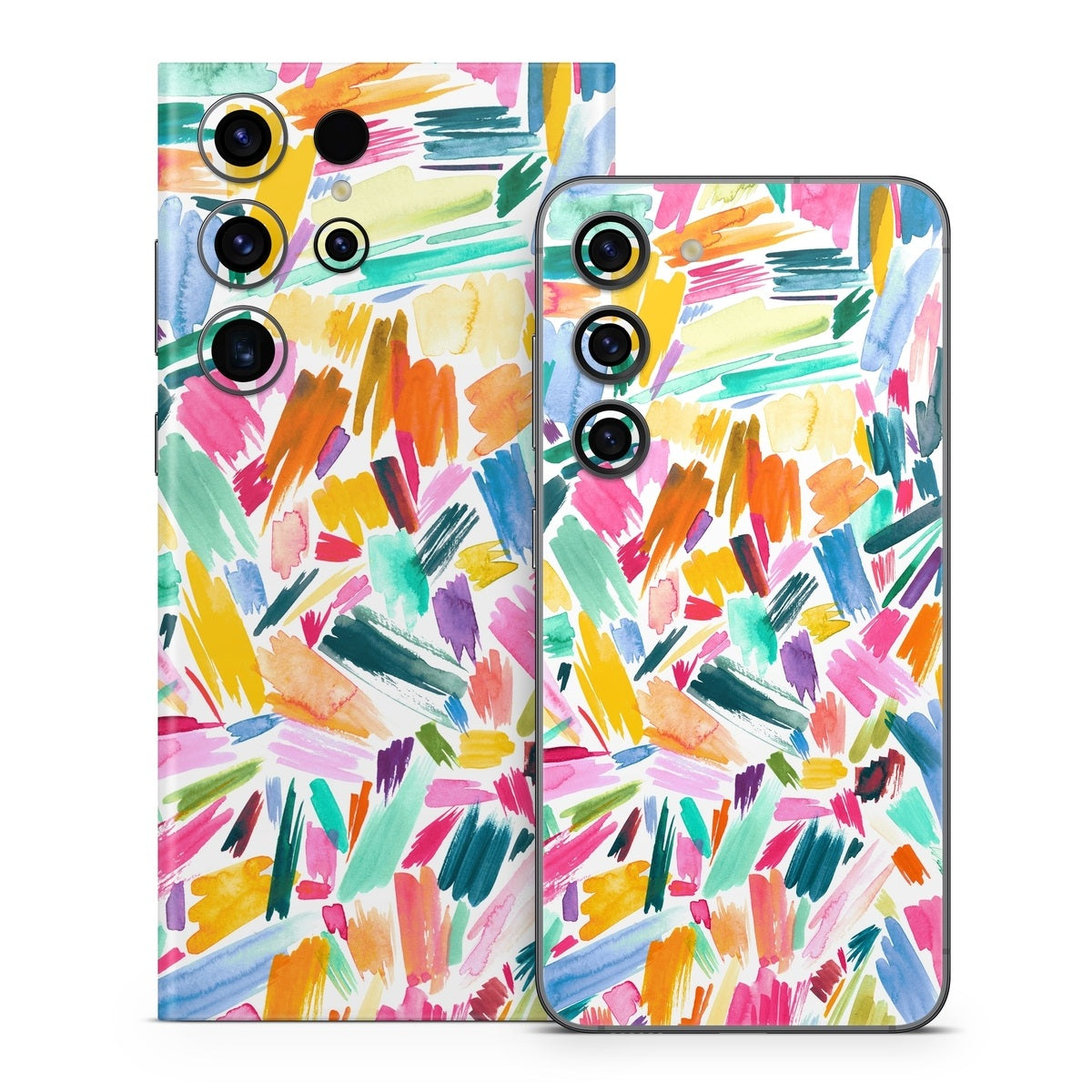 Watercolor Colorful Brushstrokes - Samsung Galaxy S23 Skin