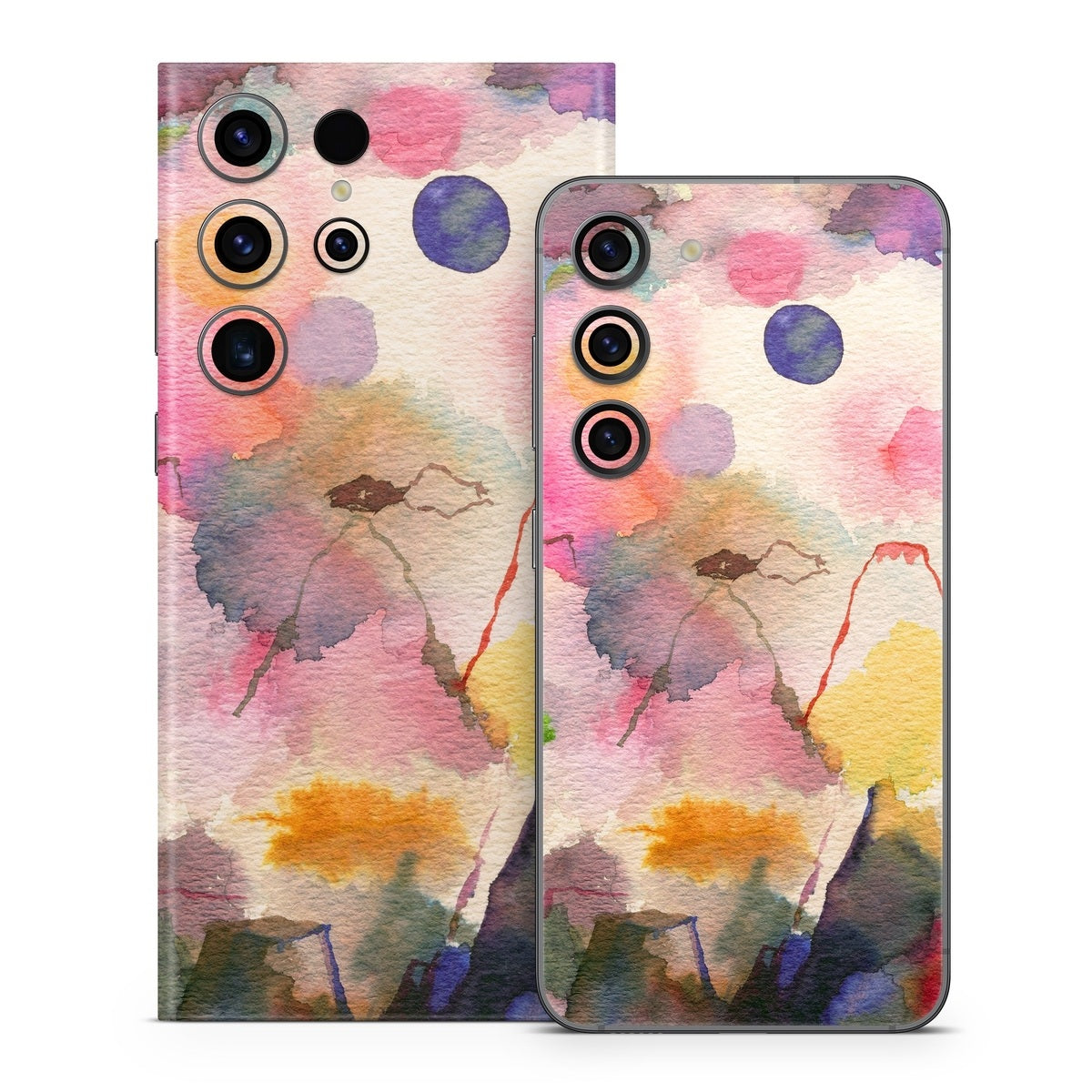 Watercolor Mountains - Samsung Galaxy S23 Skin