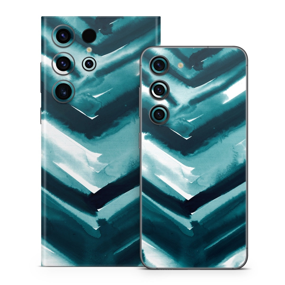 Watercolor Chevron - Samsung Galaxy S23 Skin