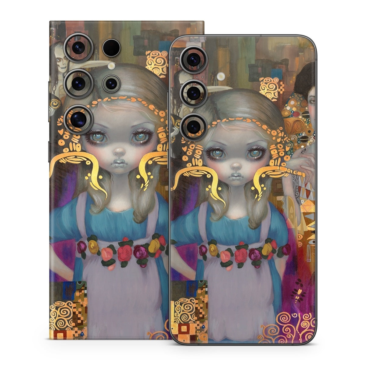 Alice in a Klimt Dream - Samsung Galaxy S24 Skin