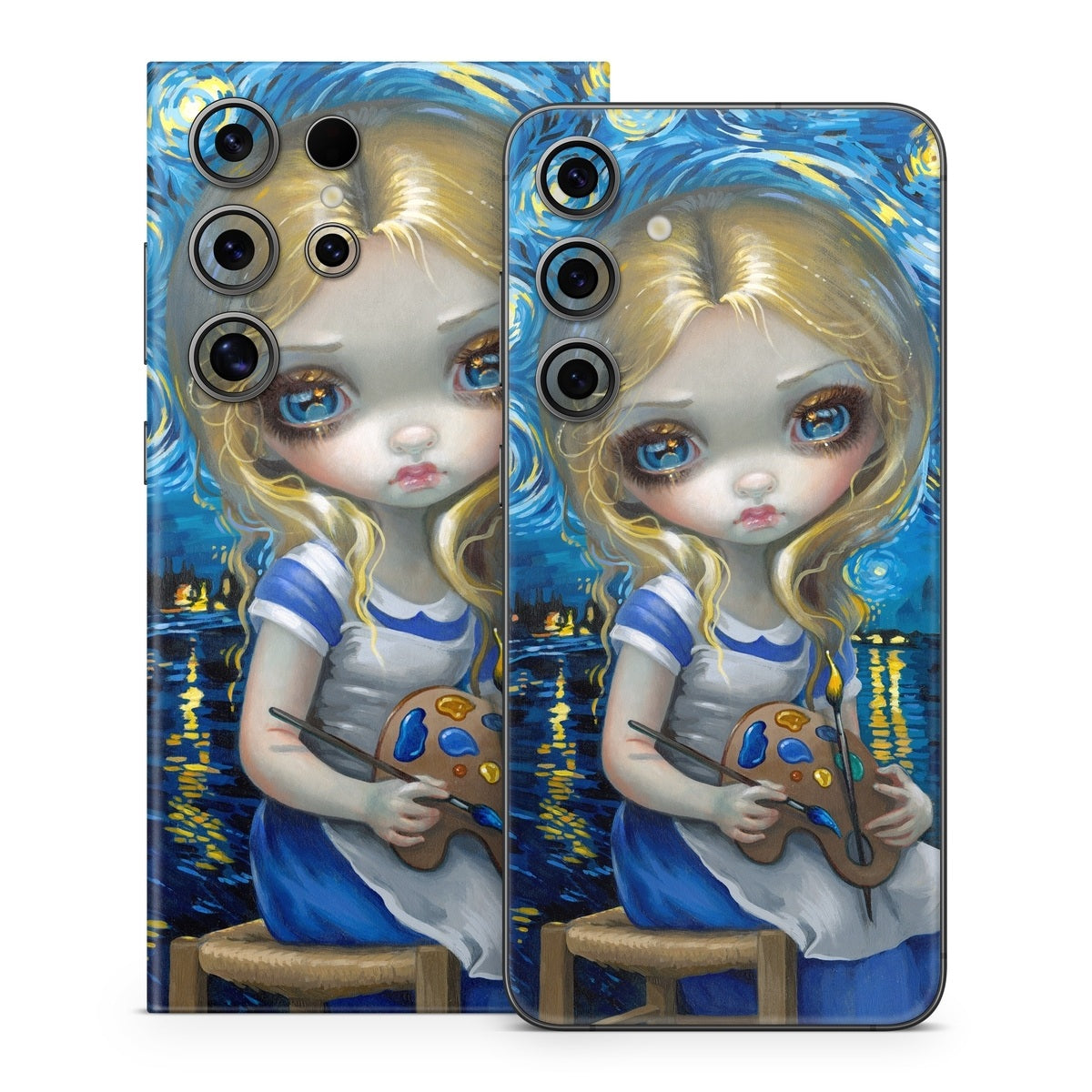 Alice in a Van Gogh - Samsung Galaxy S24 Skin