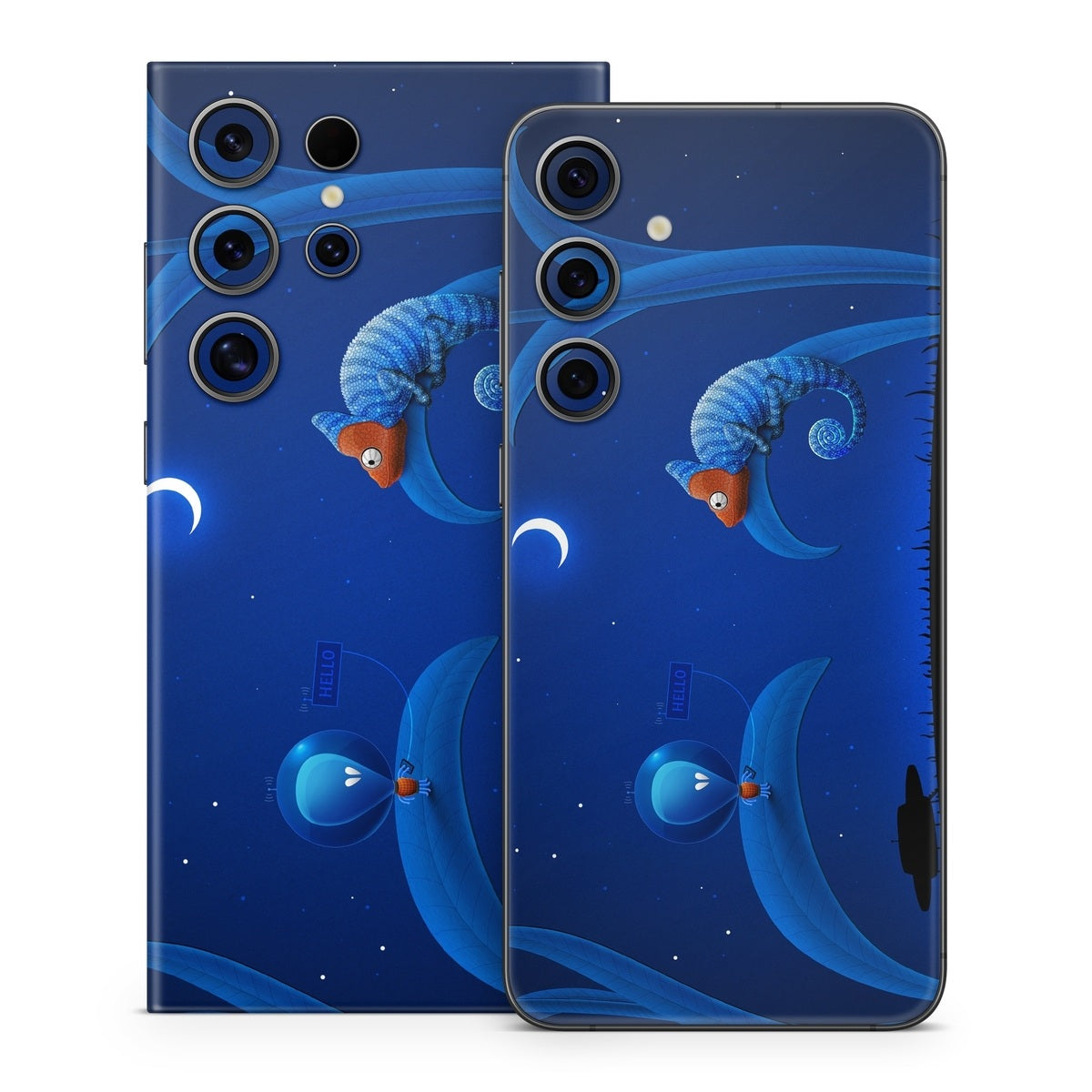 Alien and Chameleon - Samsung Galaxy S24 Skin