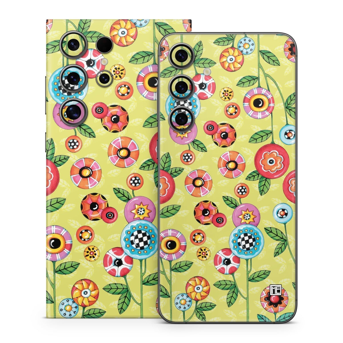 Button Flowers - Samsung Galaxy S24 Skin