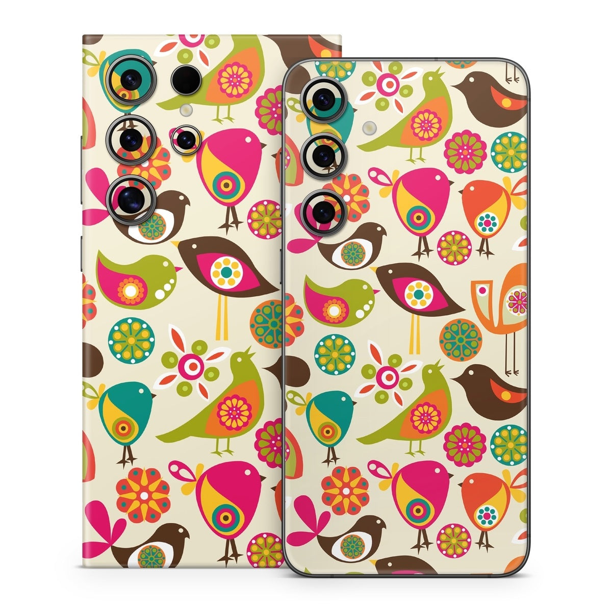 Bird Flowers - Samsung Galaxy S24 Skin