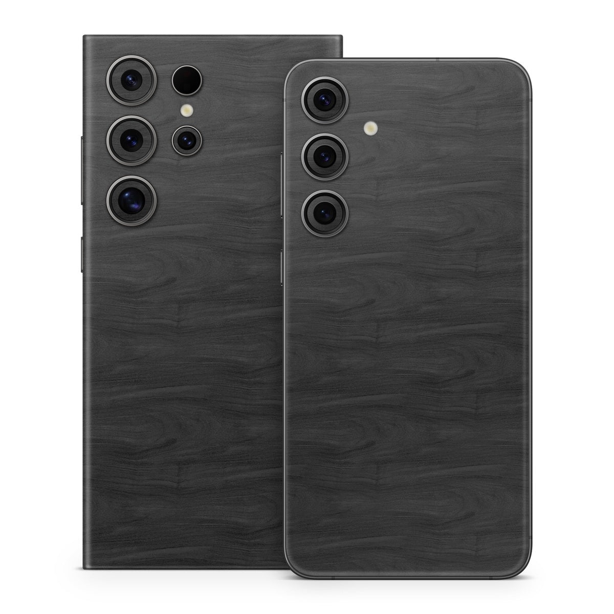 Black Woodgrain - Samsung Galaxy S24 Skin