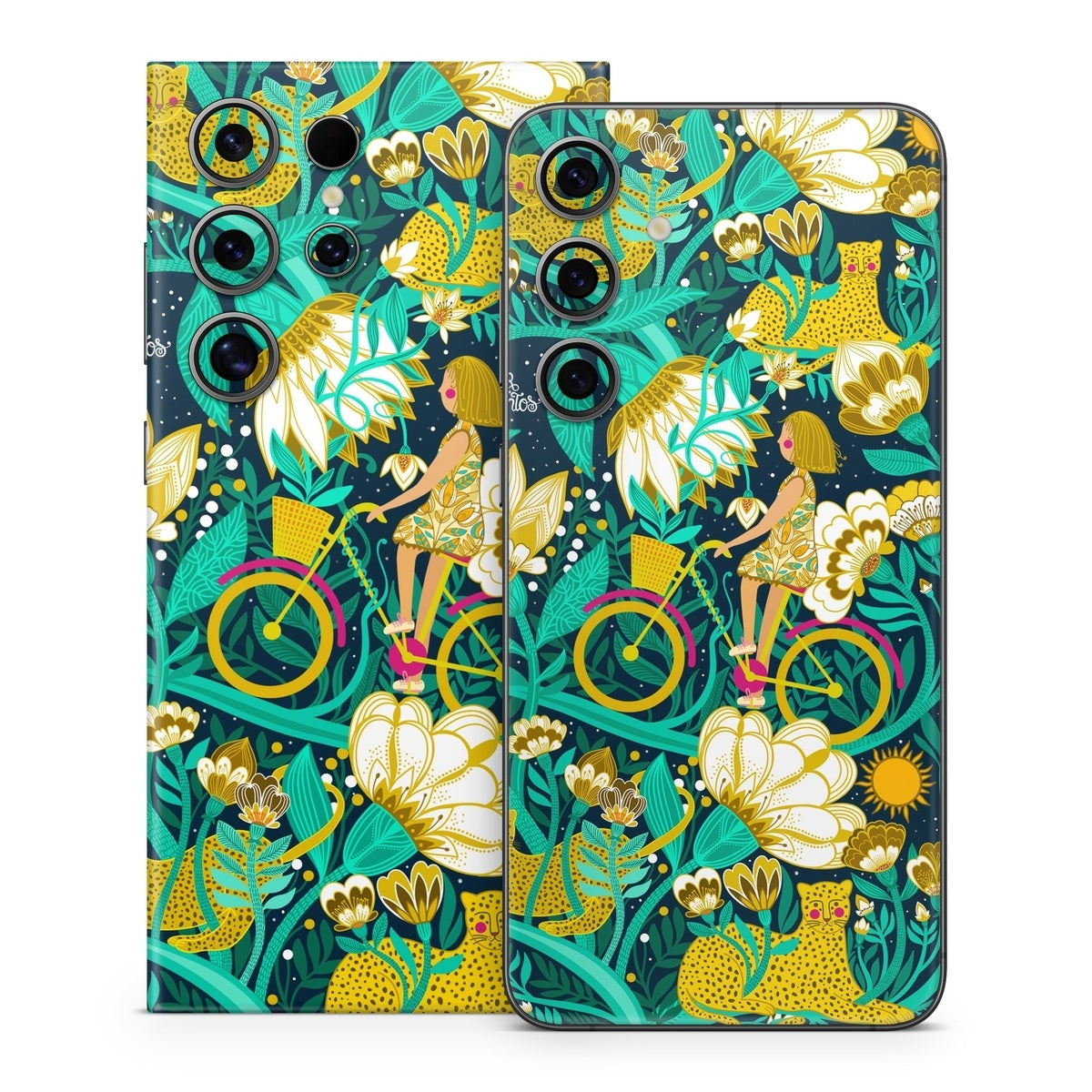 Cheetah Garden - Samsung Galaxy S24 Skin