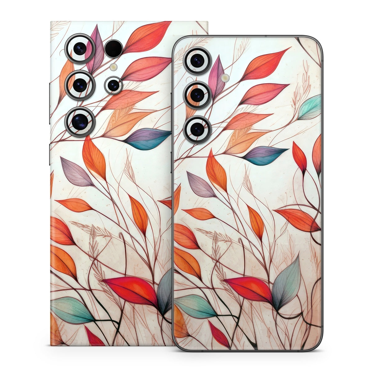 Leaf Sketches - Samsung Galaxy S24 Skin