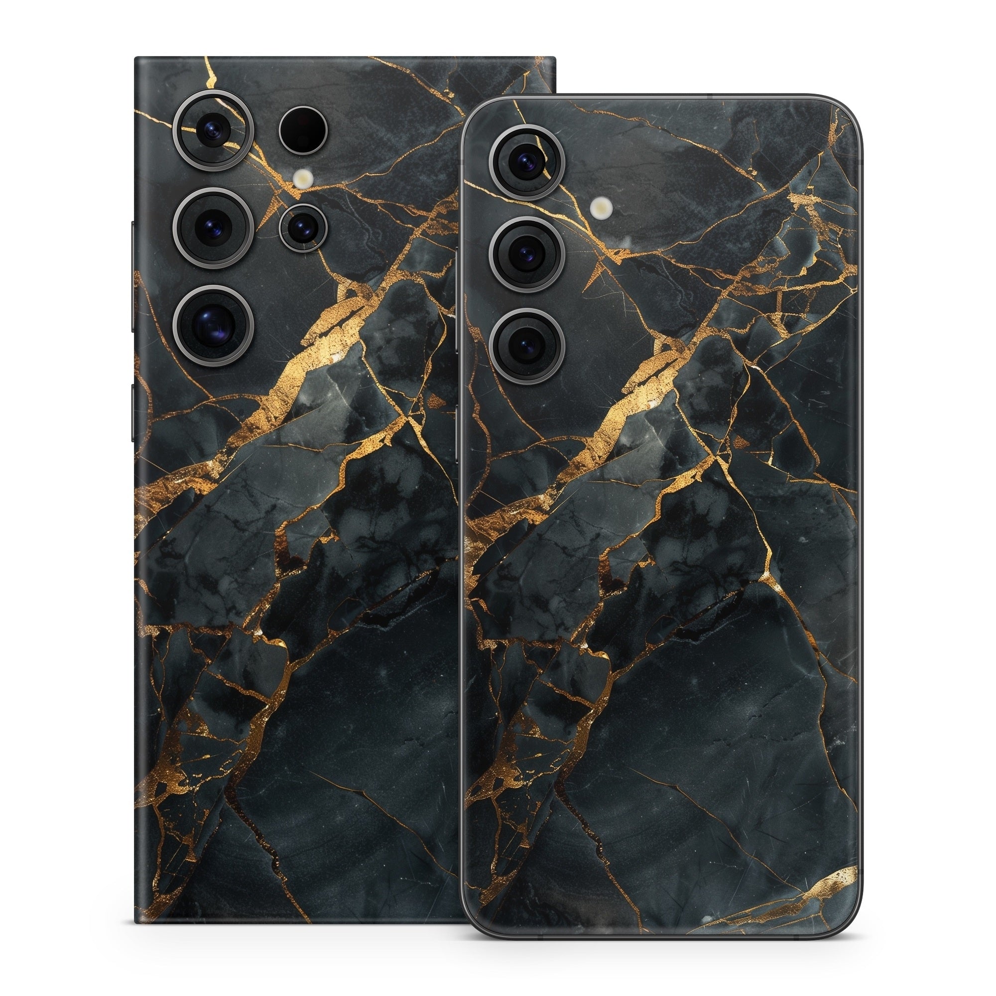 Repaired Black Marble - Samsung Galaxy S24 Skin