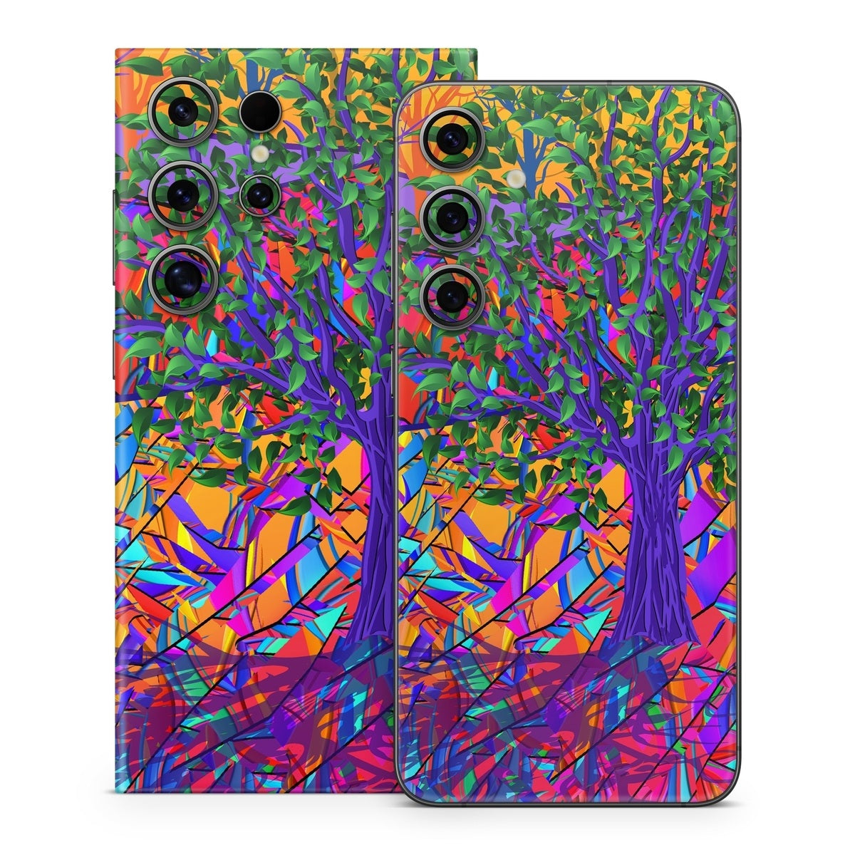 Stained Glass Tree - Samsung Galaxy S24 Skin