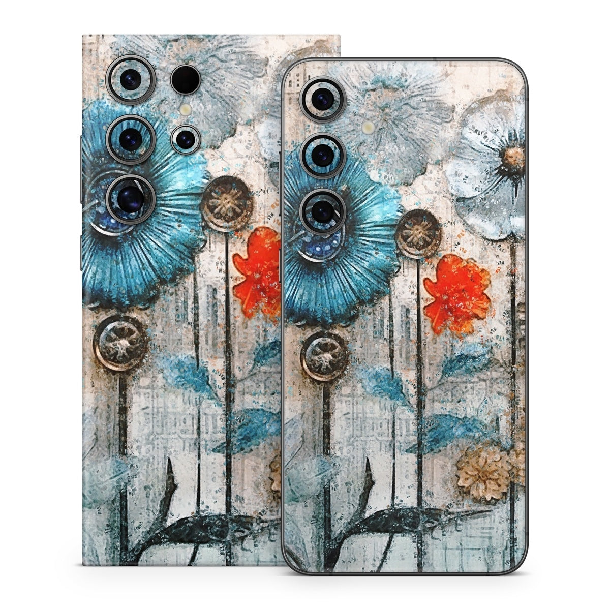 Steampunk Flowers - Samsung Galaxy S24 Skin