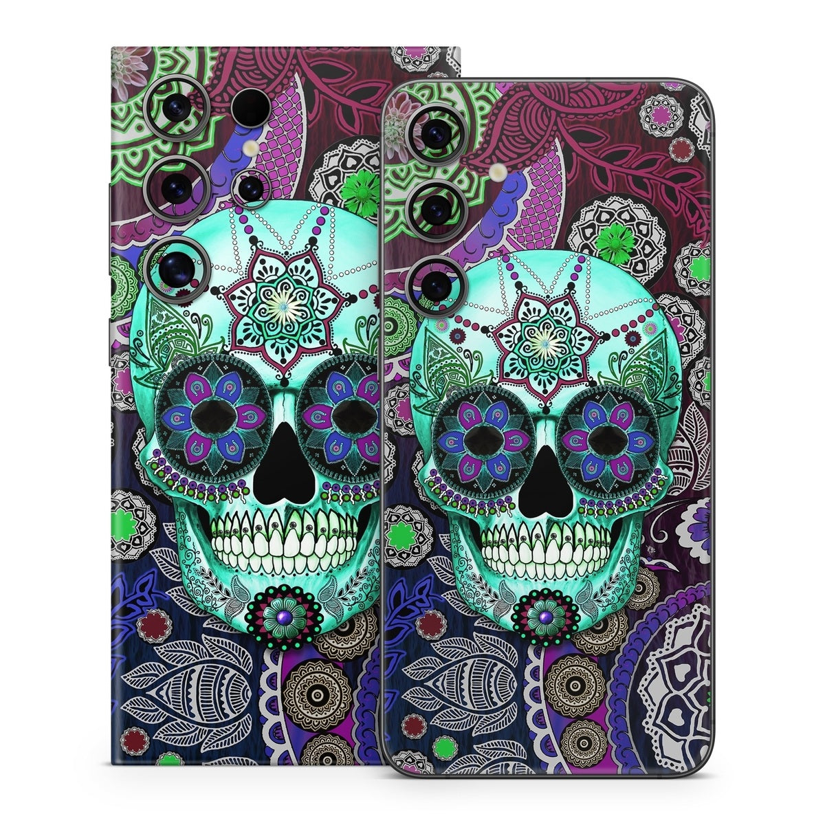 Sugar Skull Sombrero - Samsung Galaxy S24 Skin